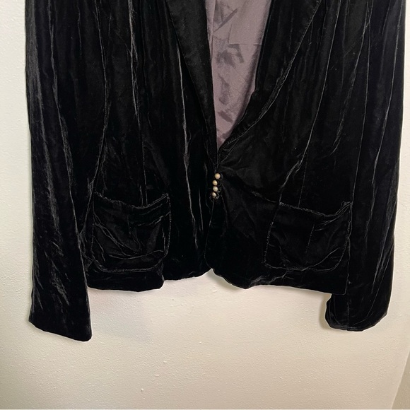 Cato Winter Chill Ideal Black Velvet Jacket 22W - Picture 3 of 10